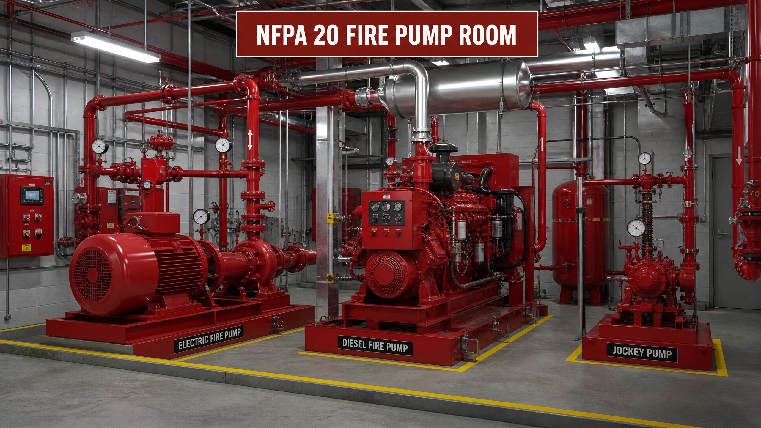 NFPA 20 Fire Pump Room